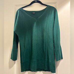 Talbots pima cotton quarter sleeve light sweater